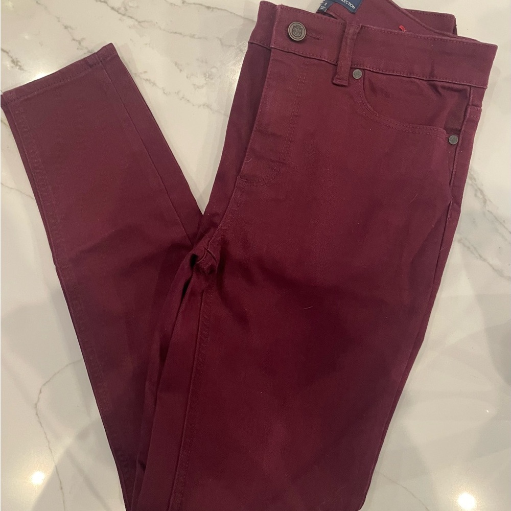 Talbots Deep Red Jeans